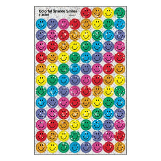 Colorful Smiles superSpots® Stickers – Sparkle