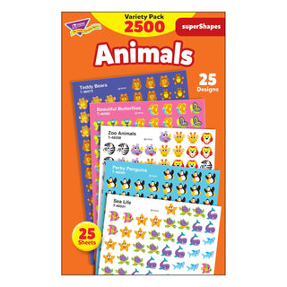 Animals superShapes Stickers Variety Pack