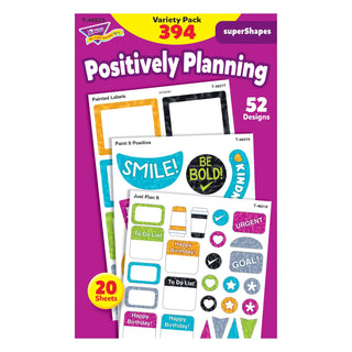 Color Harmony™ Positively Planning superShapes Stickers – Large Variety Pack