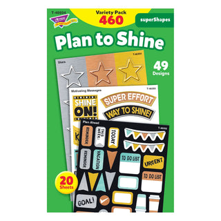 I ♥ Metal™ Plan to Shine superShapes Stickers – Large Variety Pack