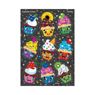 Cupcake Cuties Sparkle Stickers® – Large