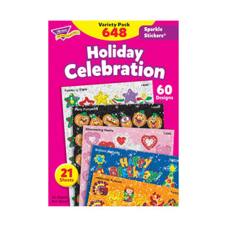 Holiday Celebration Sparkle Stickers® Variety Pack