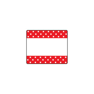 Polka Dots Red Terrific Labels™
