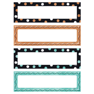 I ♥ Metal™ Dots & Embossed Desk Toppers® Name Plates Variety Pack