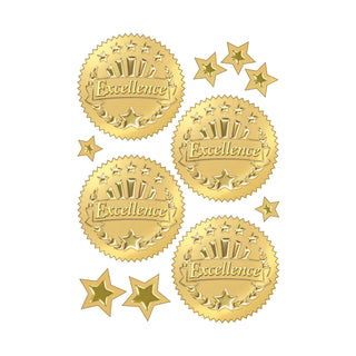 Excellence Gold Award Seals Stickers