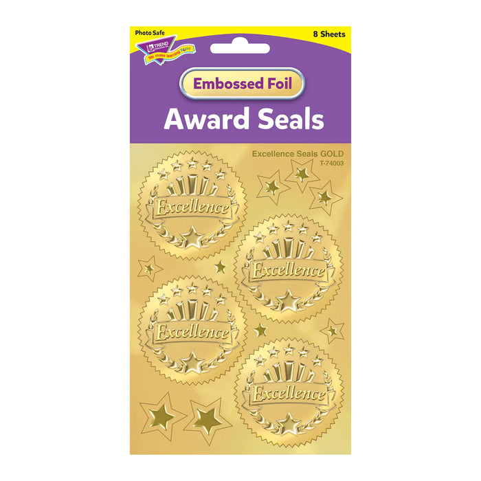 Golden Star Stickers Seals Reward At School Classroom, Foil Star