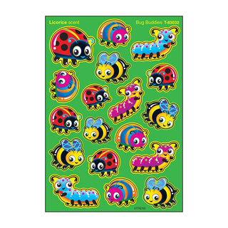 Bug Buddies, Licorice scent Scratch 'n Sniff Stinky Stickers® – Mixed Shapes
