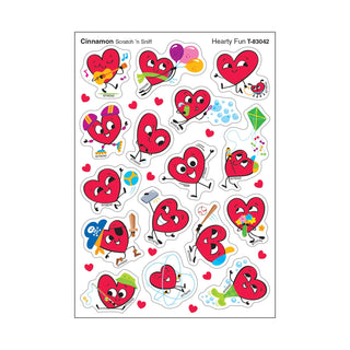 Hearty Fun, Cinnamon scent Scratch 'n Sniff Stinky Stickers® – Mixed Shapes