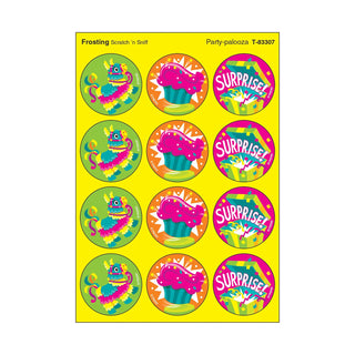 Party-palooza, Frosting scent Scratch 'n Sniff Stinky Stickers® – Large Round