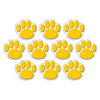 Gold Paw Prints Accents