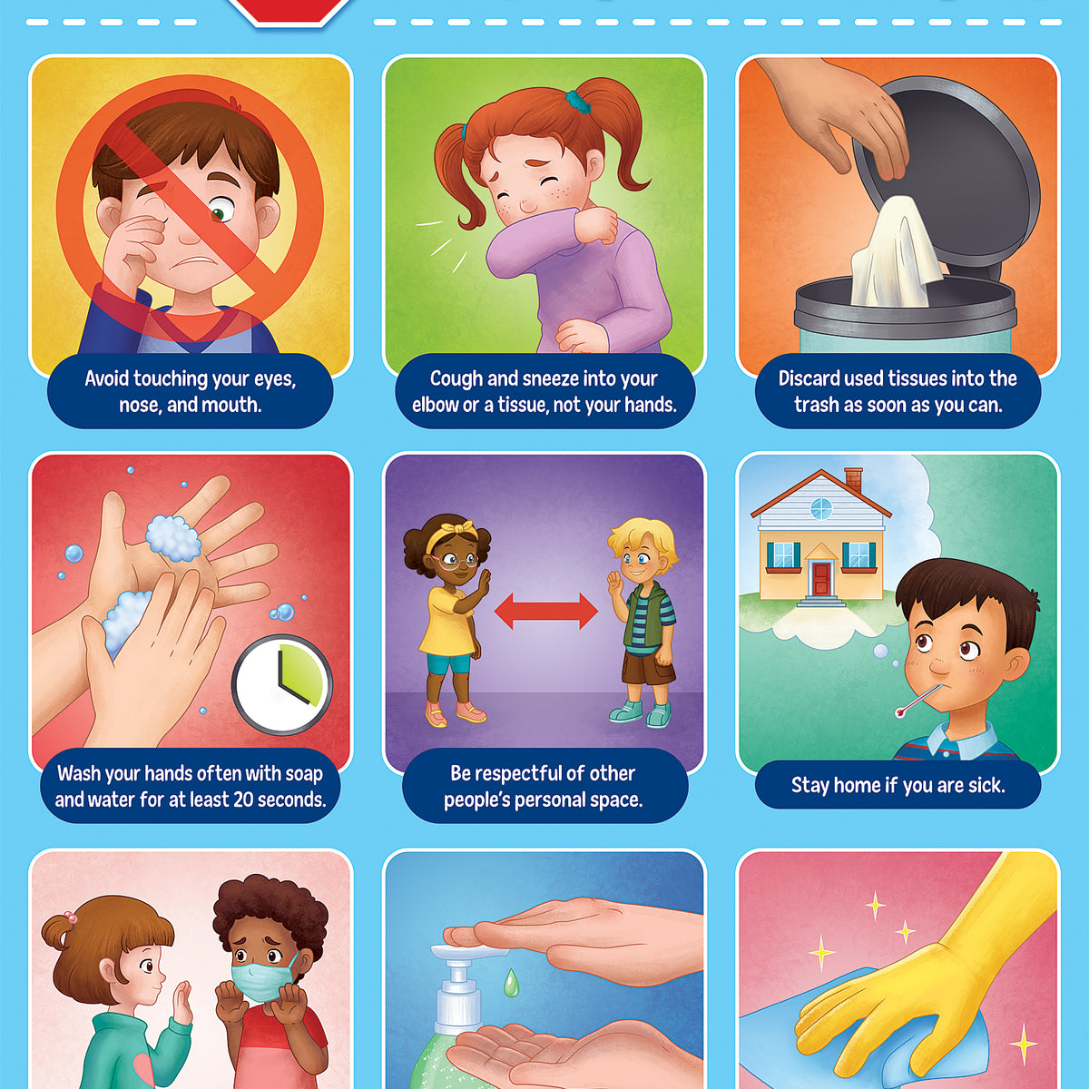 Help Stop the Spread of Germs Chart — CM School Supply