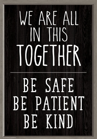 We Are All in This Together Positive Poster