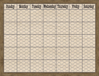 Home Sweet Classroom Chicken Wire Calendar Chart