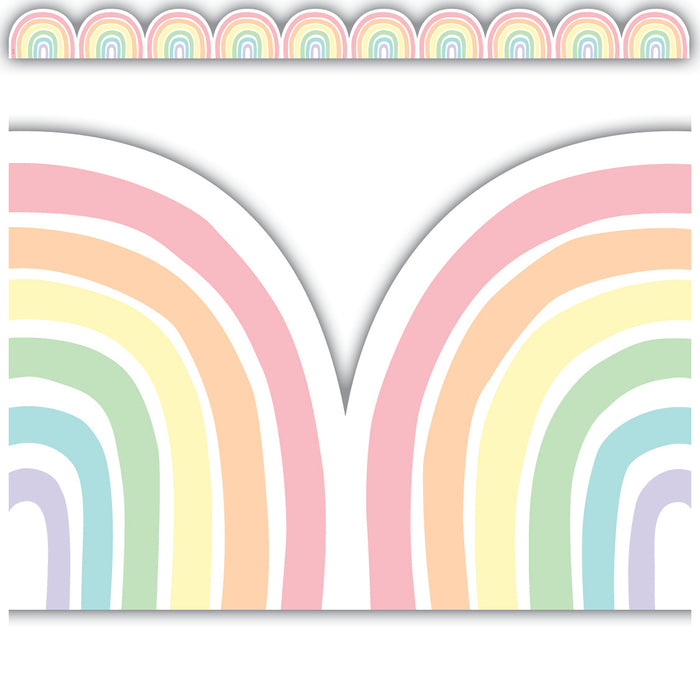 Pastel Rainbow Sticky Notes With Case - Polka Dots, Page Markers