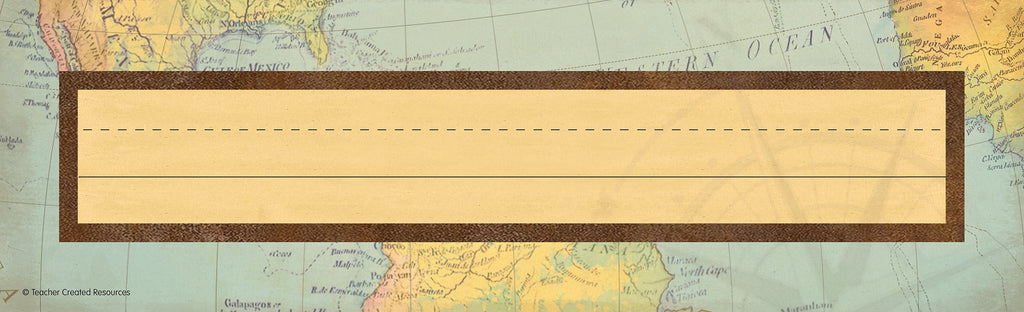 Travel the Map Flat Name Plates(C) – CM School Supply