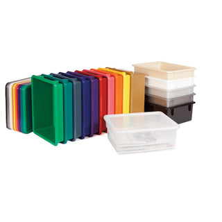 Jonti-Craft® 20 Tub Mobile Storage - with Clear Tubs