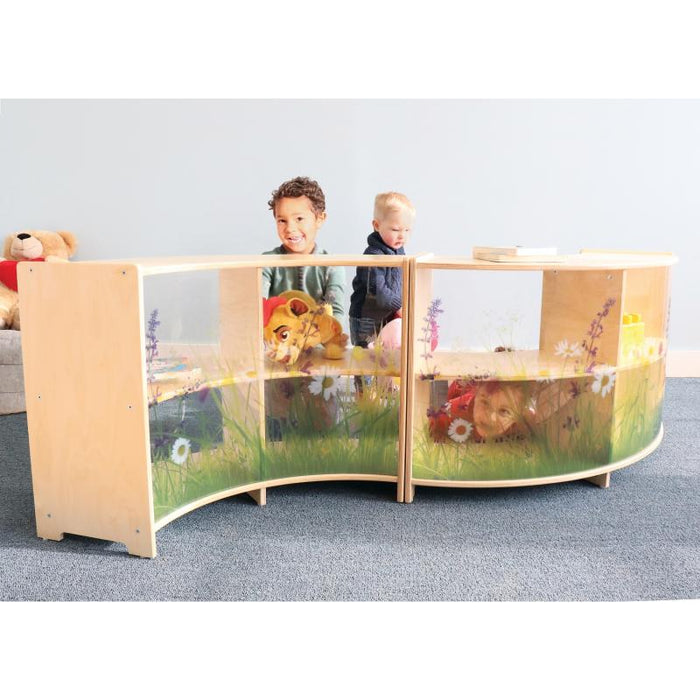 Nature View Curve Out Cabinet 24H