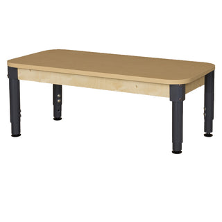 24" x 36" Rectangle High Pressure Laminate Table with Adjustable Legs 12"-17"