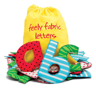 Feely Fabric Letters (26 letters- approx. 4-6.7") (Disc)
