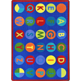Alpha-Dots 10'9" x 13'2" area rug in color Multi