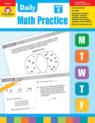 Daily Math Practice - Grade 4