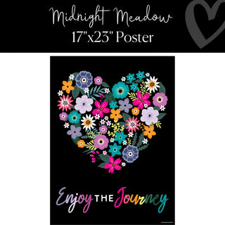 Midnight Meadow Enjoy The Journey Poster