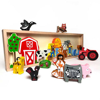 Farm A To Z Puzzle & Play-set