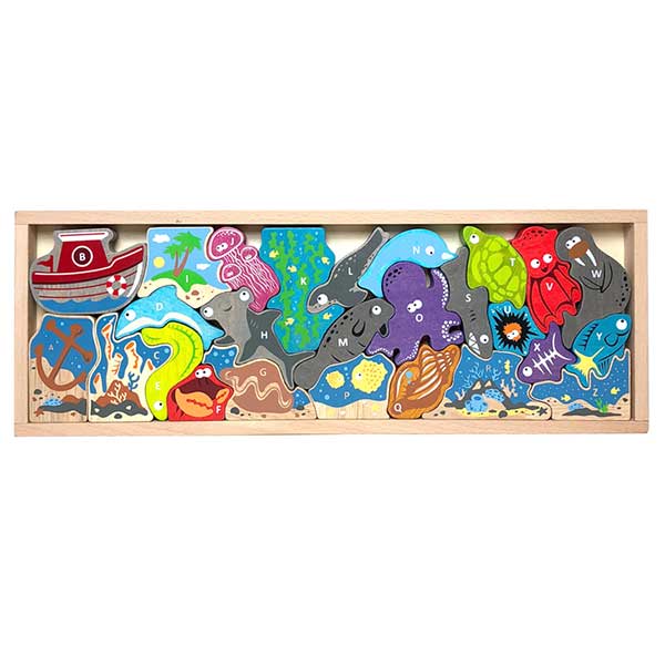Ocean A To Z Puzzle & Play-set