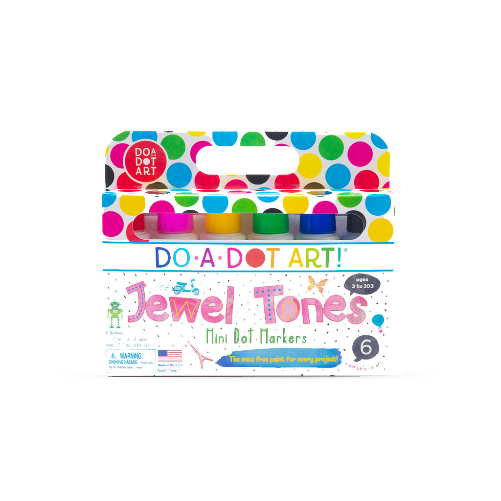 Fruit Scented Washable Dot Markers for Kids and Toddlers Educational Set of  6 Pack by Do A Dot Art, The Original Dot Marker