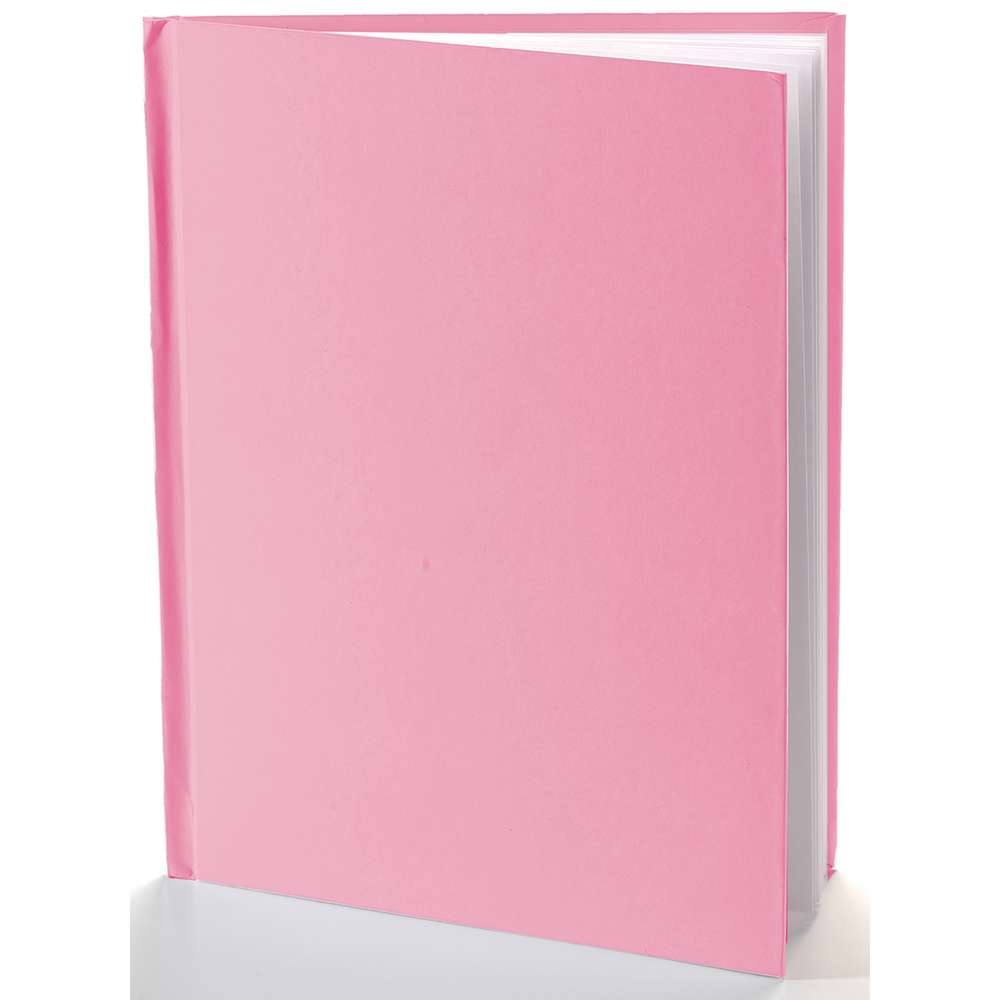 Blue Hardcover Blank Book, White Pages, 8H x 6W Portrait, 14 Sheets/28  Pages | Bundle of 10 Each