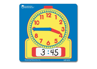 Write & Wipe Clocks - 4 1/2" Student Clocks Set of 10