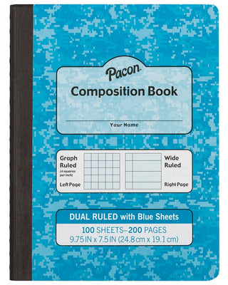 Dual Ruled Composition Book