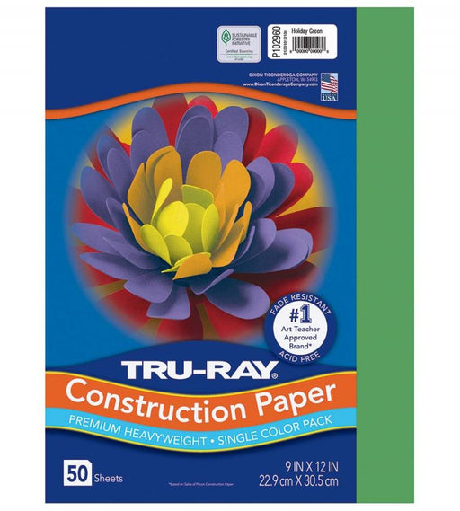 Tru-Ray Extra Large Construction Paper, 24 x 36 Inches, Black, 50 Sheets 
