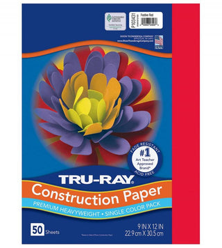 TRU-RAY Premium Sulphite Construction Paper (50 Sheets)