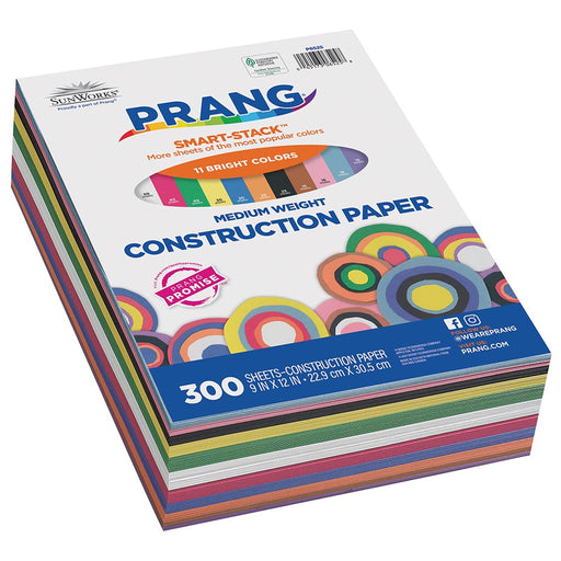 Prang (Formerly SunWorks) Construction Paper, Gray, 9 x 12, 100 Sheets