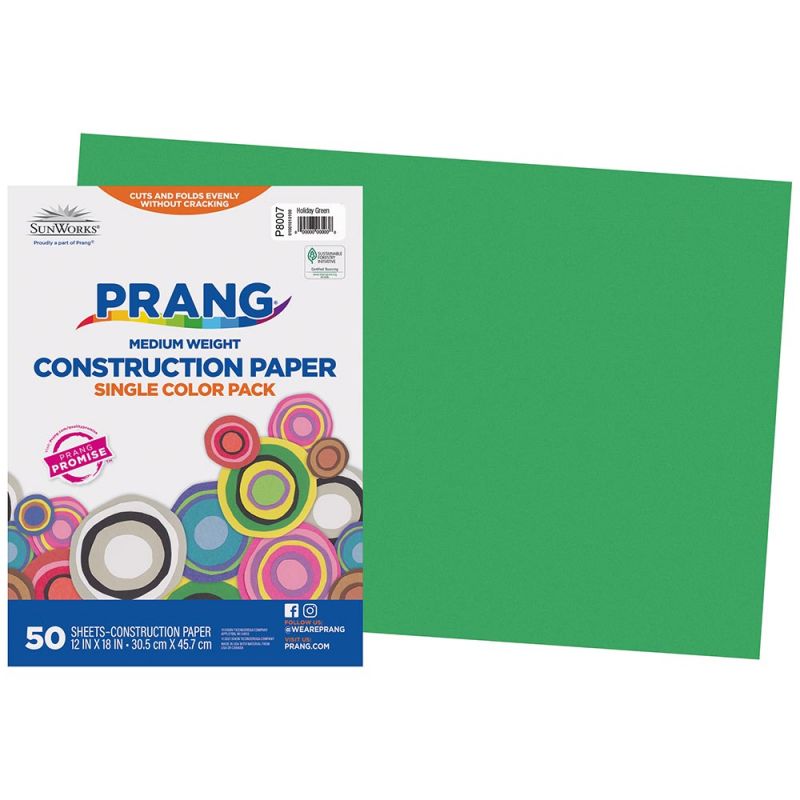 Prang Construction Paper 10 Assorted Colors 18 x 24 100 Sheets