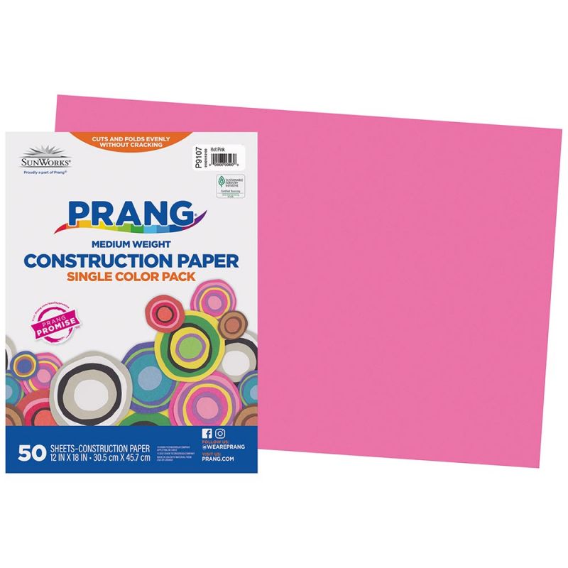 Prang Construction Paper 10 Assorted Colors 18 x 24 100 Sheets