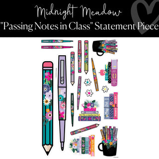 Midnight Meadow U-Cut Passing Notes In Class Statement Piece