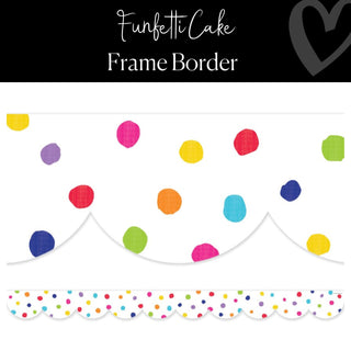 Funfetti Cake Frame Border
