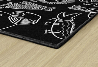 Simply Safari Black and White Rug By Schoolgirl Style