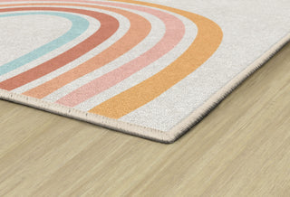 Good Vibes with Retro Rainbows Rug By Schoolgirl Style