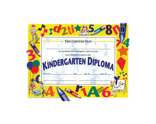 Kindergarten Diploma, 8.5" x 11" - Pack of 30