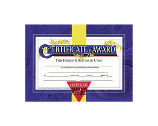 Certificate of Award, 8.5" x 11" - Pack of 30
