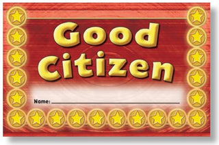 Good Citizen Punch Cards