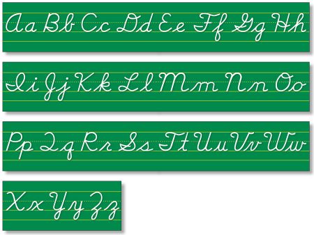 Alphabet Lines – Contemporary Cursive – CM School Supply