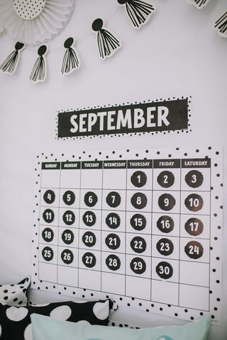 The BFF Calendar Bulletin Board Set